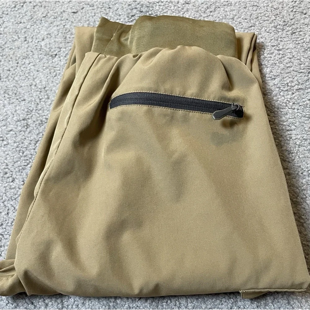 LJBJN Jogger Pants Women's M Taupe Beige Cargo Pockets Lightweight Athleisure - Picture 10 of 10